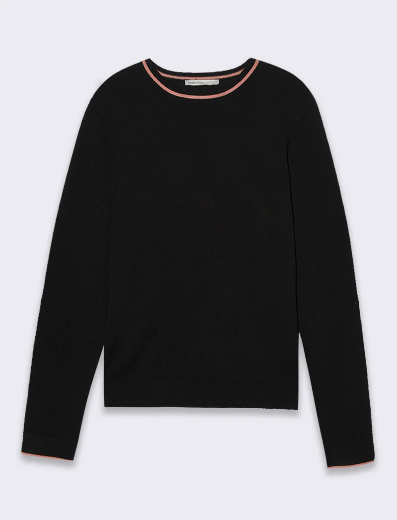 Maglia manica lunga da donna - Nero