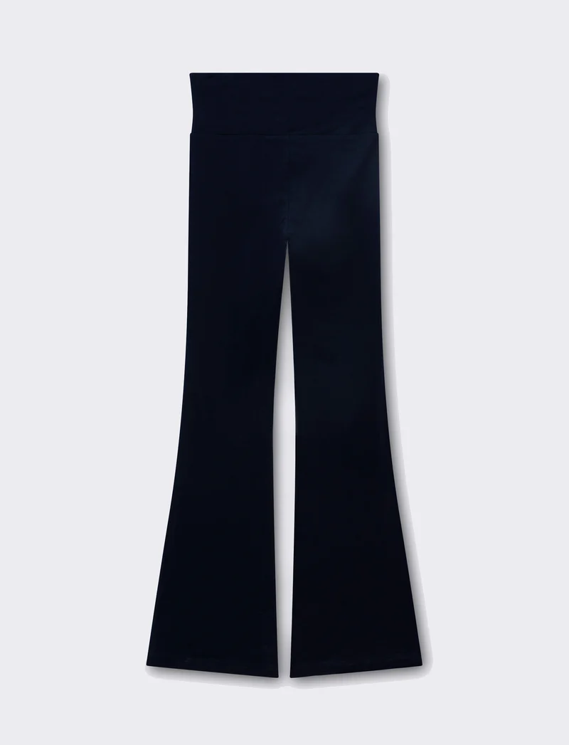 Legging basico flare da donna - Blu
