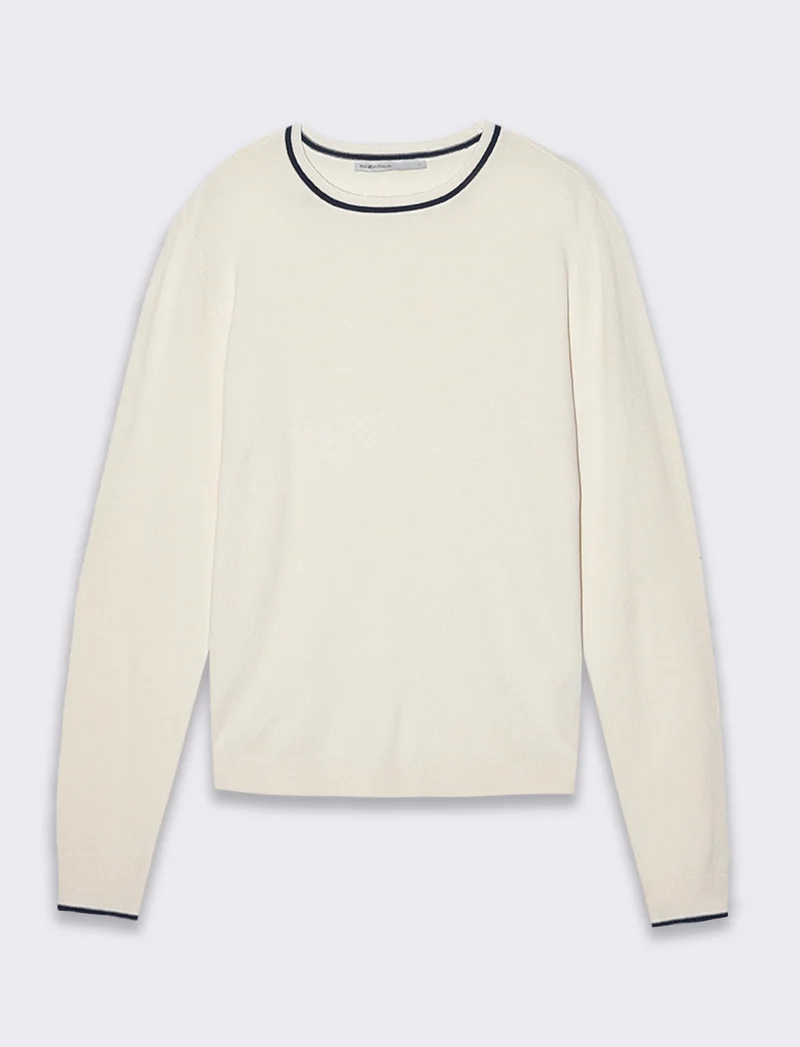 Maglia manica lunga da donna - Avorio