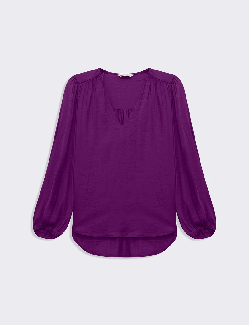Casacca manica lunga da donna - Viola