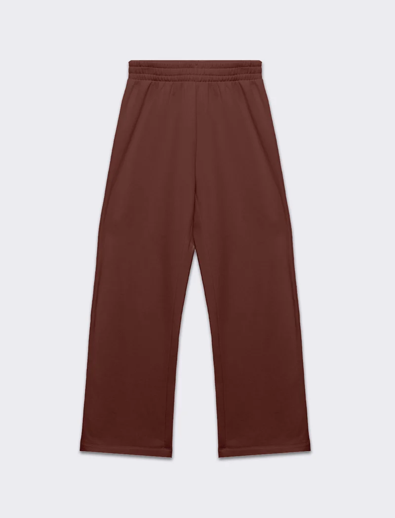 Jogger modello culotte da donna - Rosso mattone