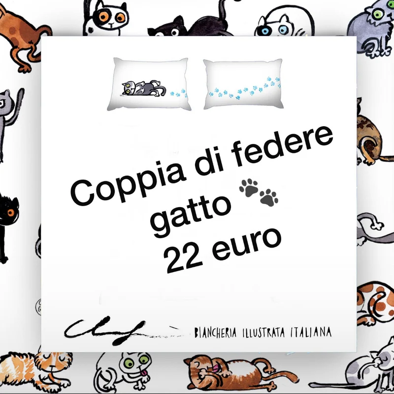 Doppie federe gatti
