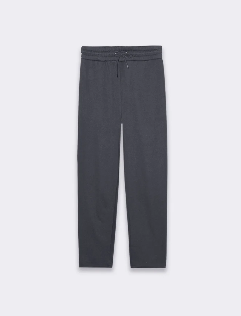 Pantaloni straight in felpa con vita jogger da uomo - Avion