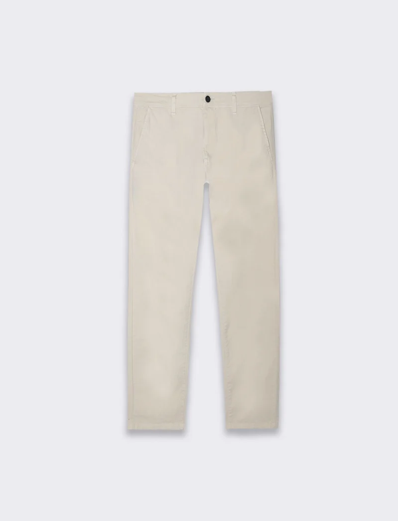 Pantaloni chino slim fit da uomo - Grigio ghiaccio
