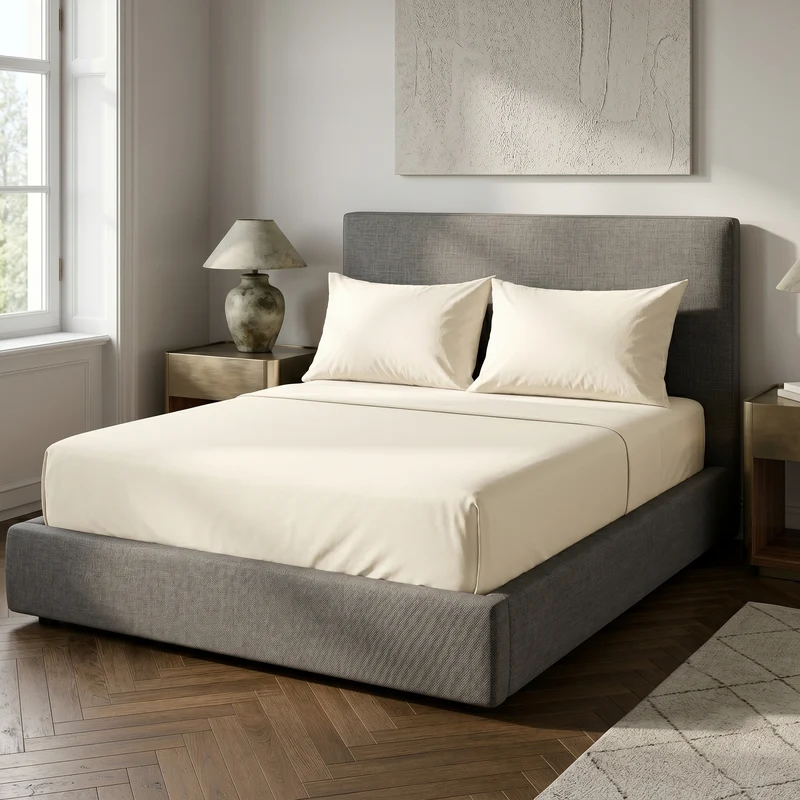 Completo Letto Essentials in Cotone Mako Satin