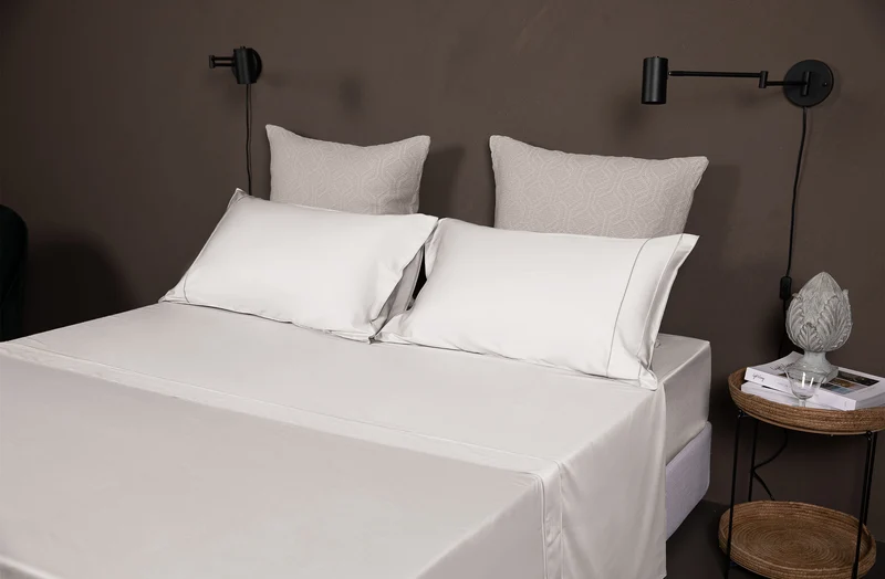 Completo Letto Matrimoniale Elba in raso di cotone
