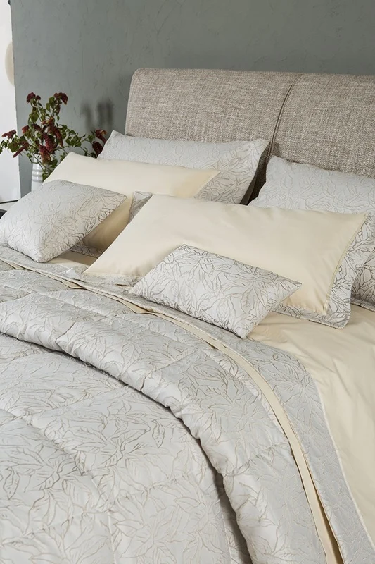 Completo Letto Matrimoniale in Cotone O'Hara di Battaglia Classico Italiano