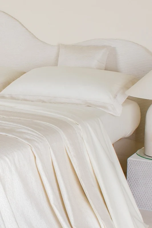 Completo Letto Tanit Battaglia in Cotone Jacquard Made in Italy