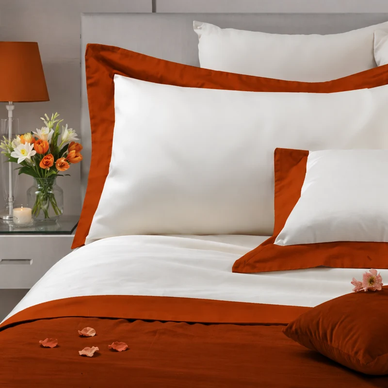Parure Lenzuola Bordo Raso LUXURY - COLORI FINE SERIE