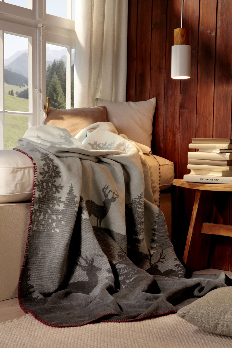 Plaid in Caldo Cotone DEERLIGHT