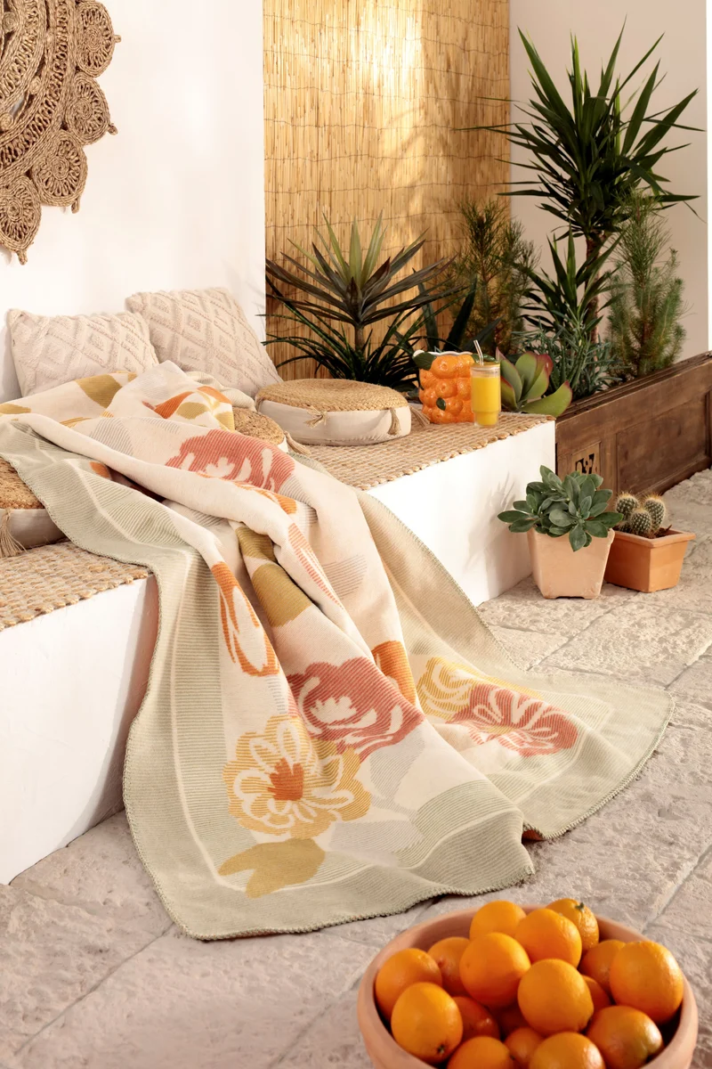 Plaid in Caldo Cotone BLOOM FRAME