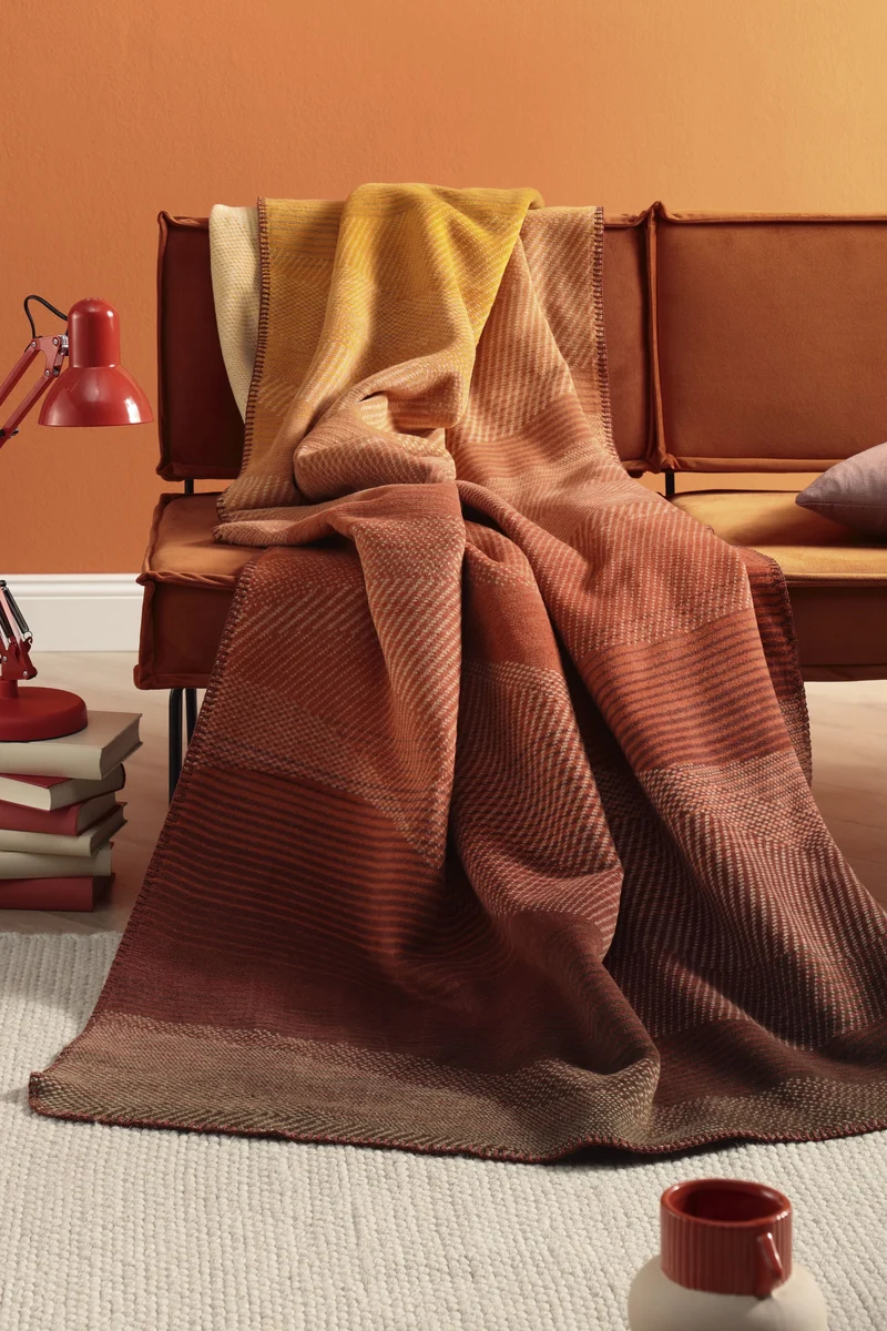 Plaid in Caldo Cotone SUNSET DRIFT