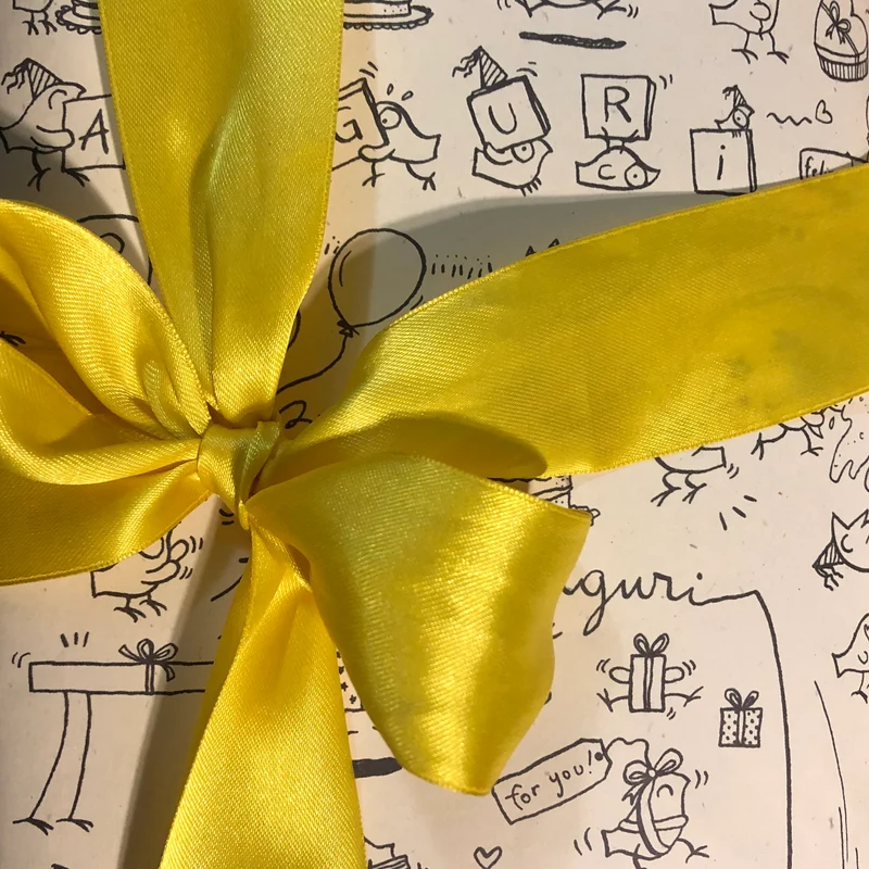 Carta da Regalo BUON COMPLEANNO Pennuti Skizzati 5 fogli + 4 chiudipacco