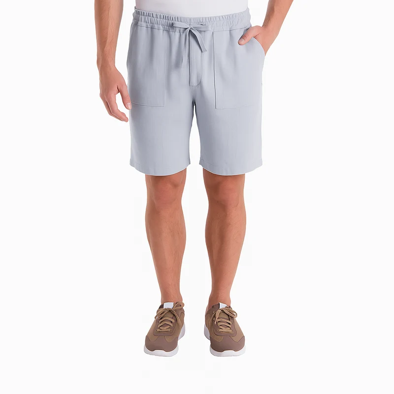 Bermuda Unisex Celeste con Cordón