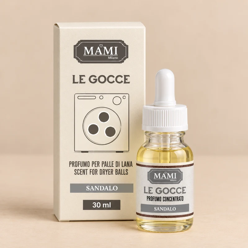 Gocce Asciugatrice Mami Milano Sandalo 30 ml in Vetro