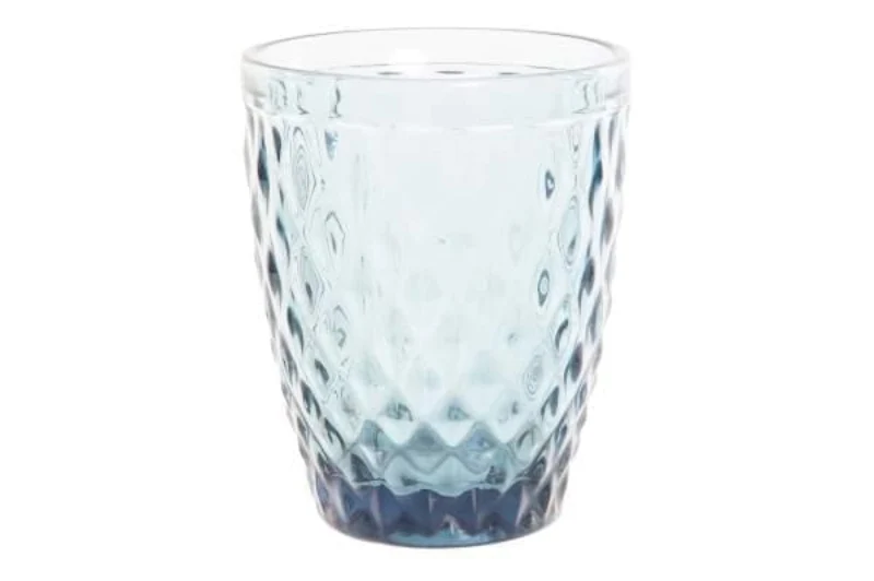 BibiHome | Set 6 Bicchieri Cristallo Azzurro 240 ml – Eleganza e Design Iconico Item International