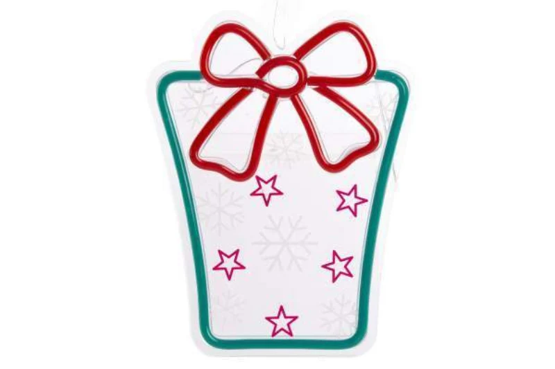 Pacco Regalo Natalizio Luminoso 22x28 cm – Item International