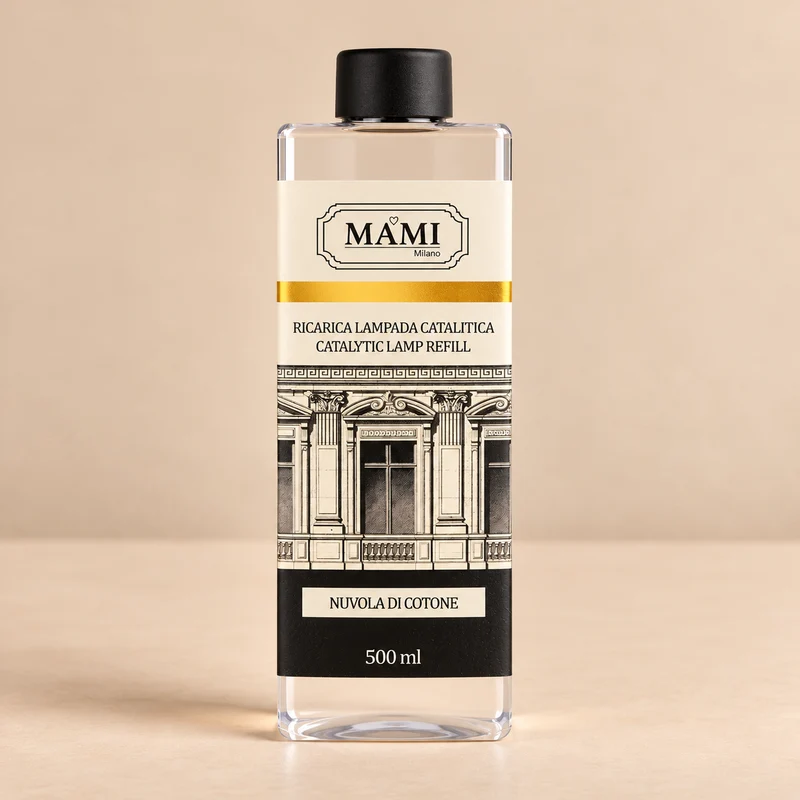Ricarica per Lampada Catalitica Mami Milano Palazzo delle Fragranze – Nuvole di Cotone 500 ml