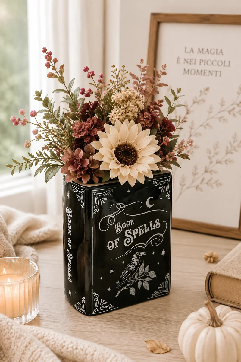 Vaso decorativo Libro degli Incantesimi
