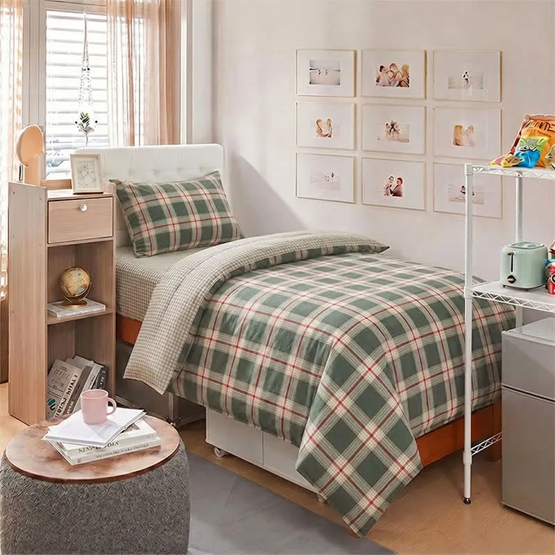 Set di biancheria da letto Singolo XL Heritage Plaid per dormitorio