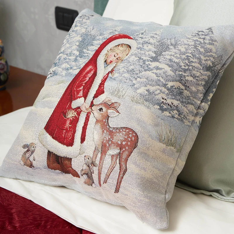 Cuscino Arredo Natalizio Pierre Cardin Bambi