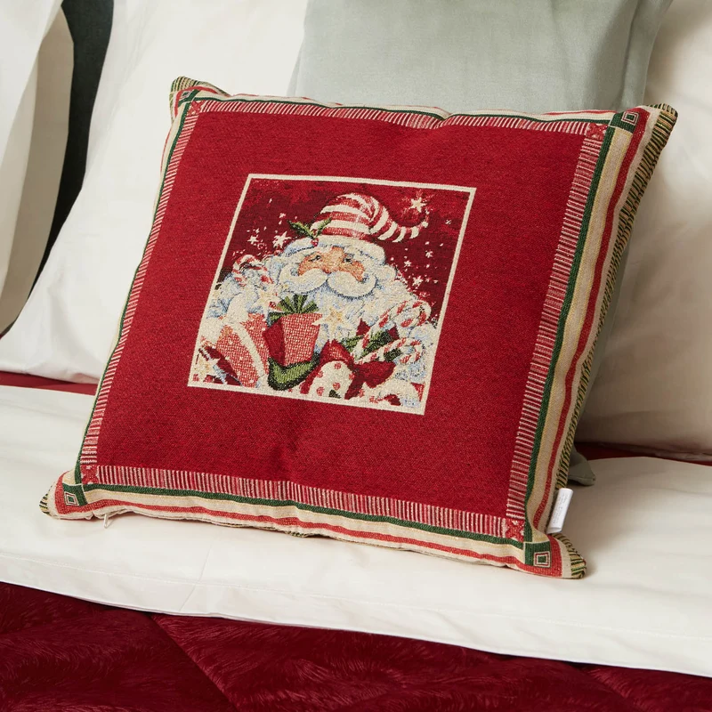 Cuscino Natalizio da Arredo Pierre Cardin Papà Noel