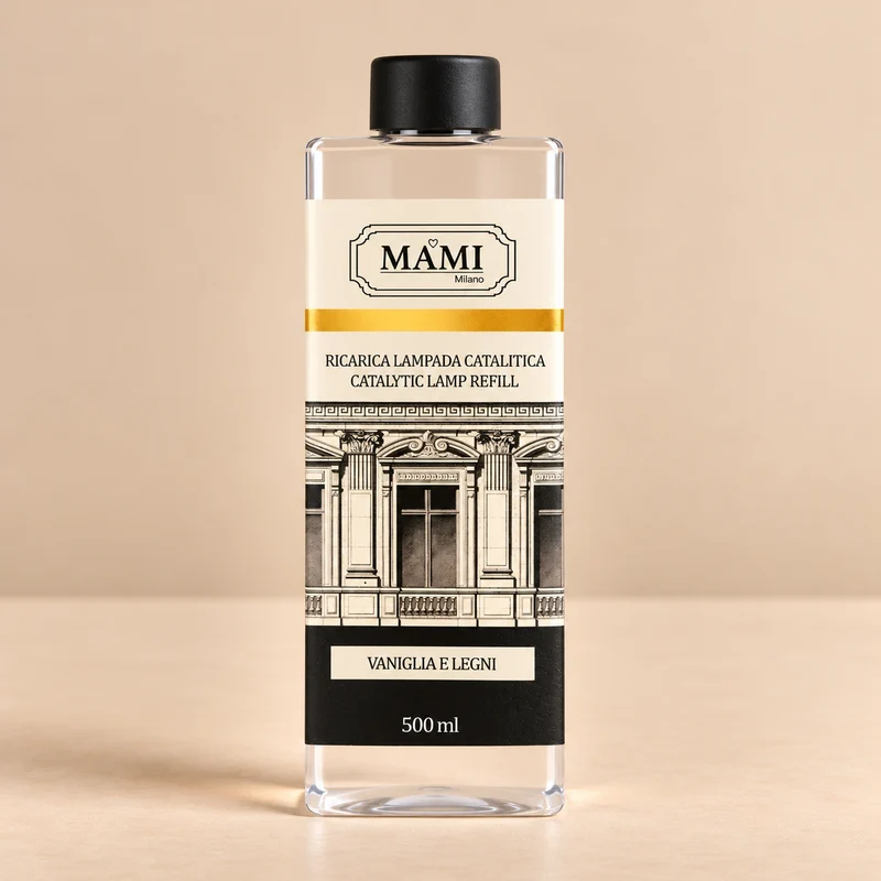 Ricarica per Lampada Catalitica Mami Milano Palazzo delle Fragranze – Vaniglia e Legni 500 ml