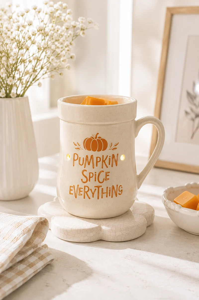 Lampada Scaldacera Elettrica Pumpkin Spice – Candle Warmers®