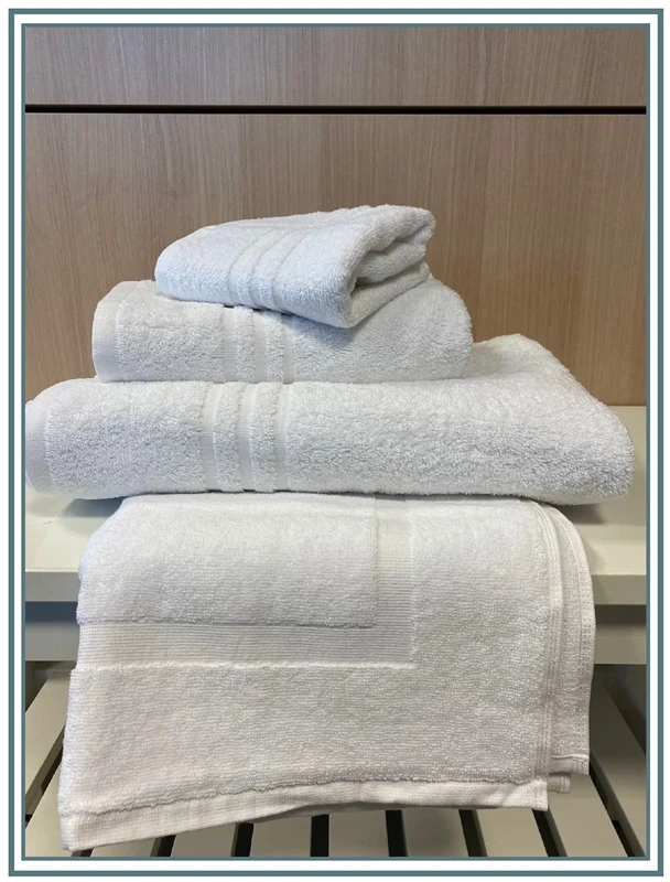 Set spugna Spa 3 pezzi Hotellerie in cotone di Novia