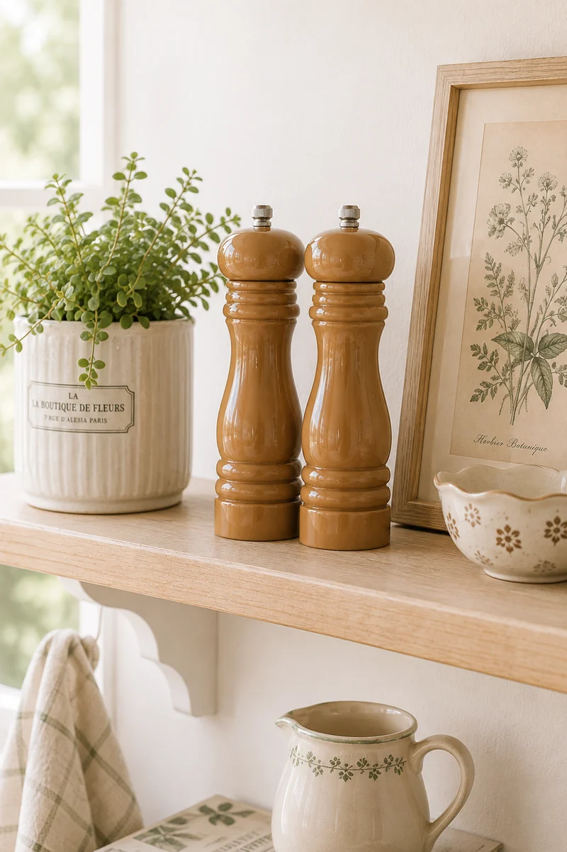 Set Macina Sale e Pepe Hazelnut in Legno – Ib Laursen