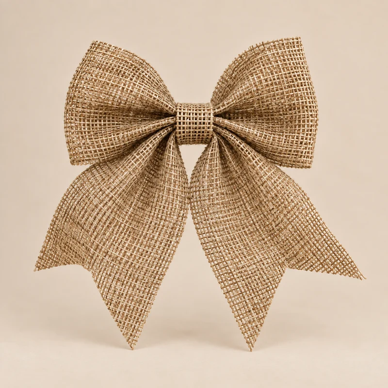 Fiocco Juta Decorativo 20 x 23 cm