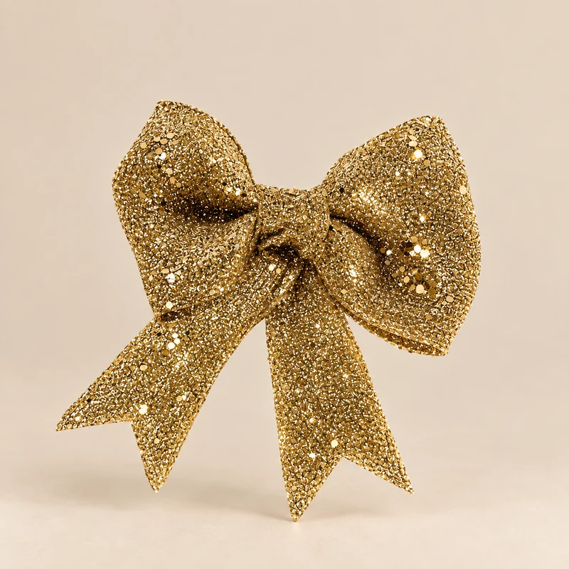Fiocco Decorativo Strass Argento H 13 cm (Copia)