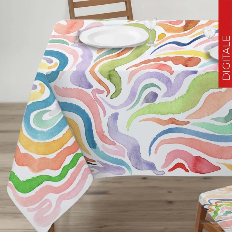 Tovaglia Crom in cotone effetto lino S&G Home