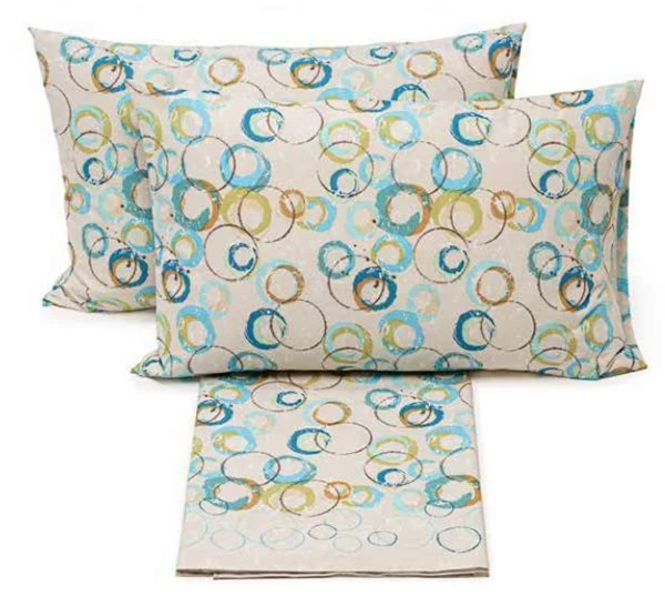 Completo Letto Caleffi Graphic in Puro Cotone - Fantasia Colorata e Moderna