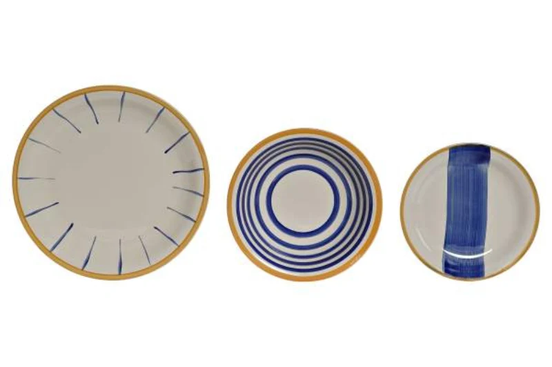 Servizio da 18 Piatti in Porcellana – Item International BIBIHOME