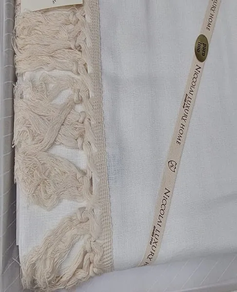 Servizio da tavola in lino da 12 posti di Niccolai Luxury Home