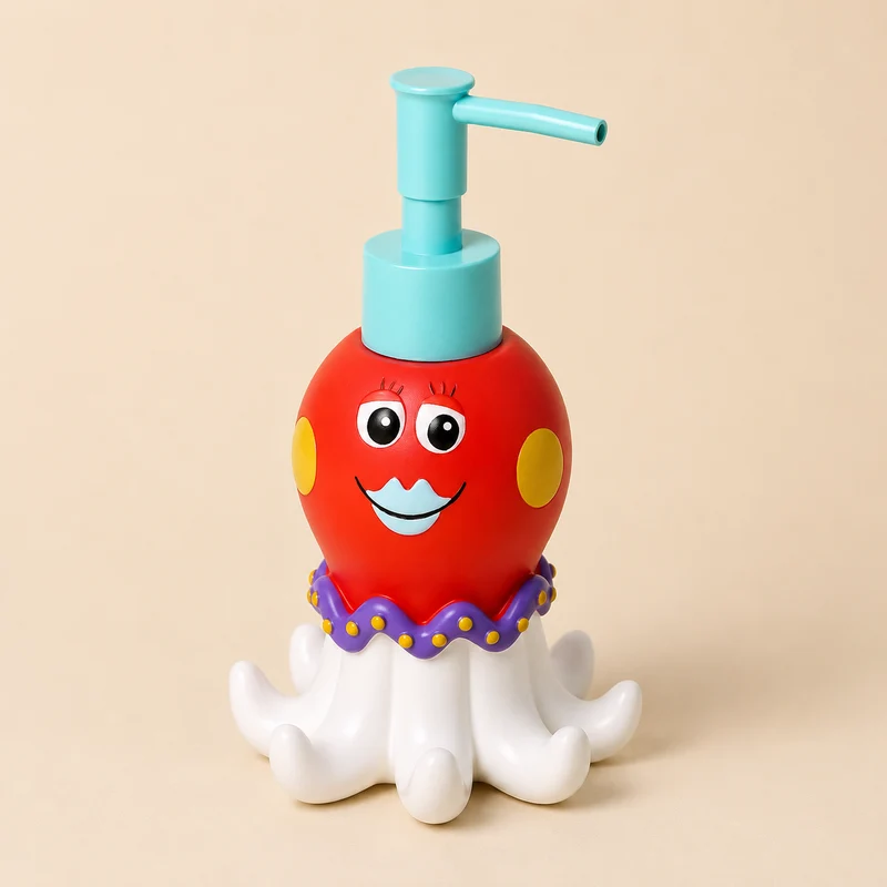 Dispenser Sapone Polpo Party – Ø 9 x H 17 cm