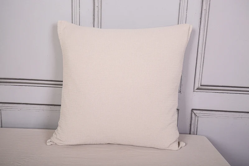 Federa per cuscino decorativo Capri in doppia garza