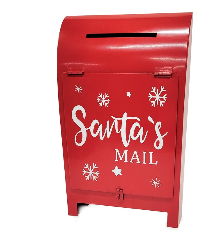 Cassetta Postale Natalizia Santa in Metallo – Sophie Maison
