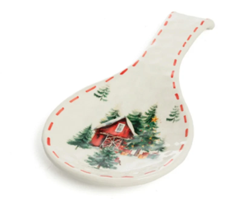 Portacucchiaio Natalizio Kitzbuhel in Dolomite 24,5 cm – Sophie Maison