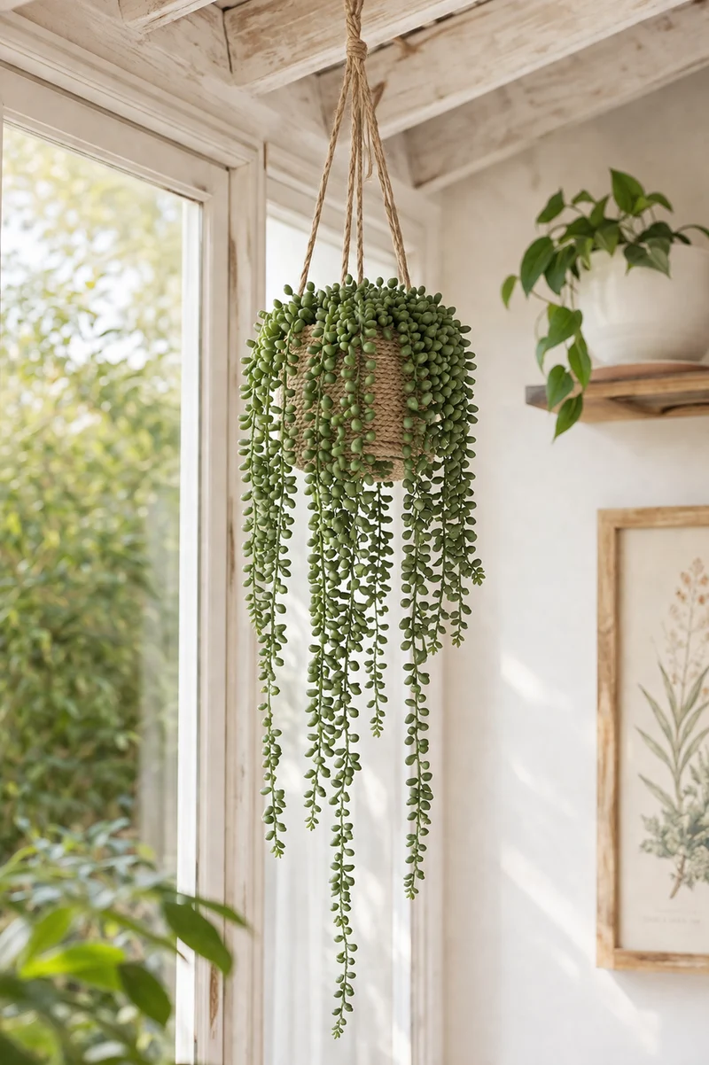 Piantina artificiale senecio -Chic Antique