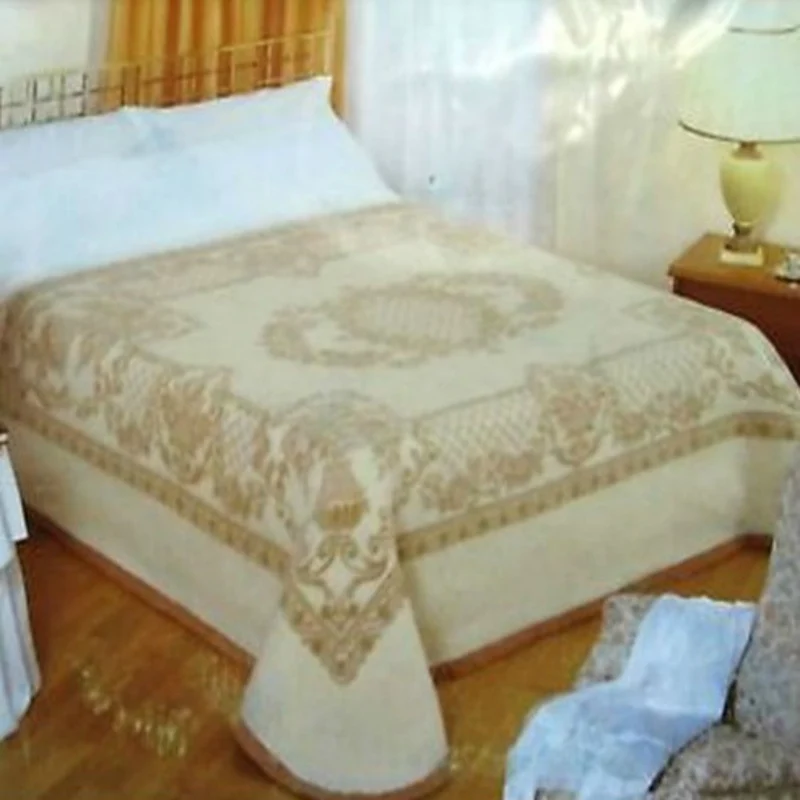 Coperta Pura Lana Rossella Matrimoniale 225x250 cm