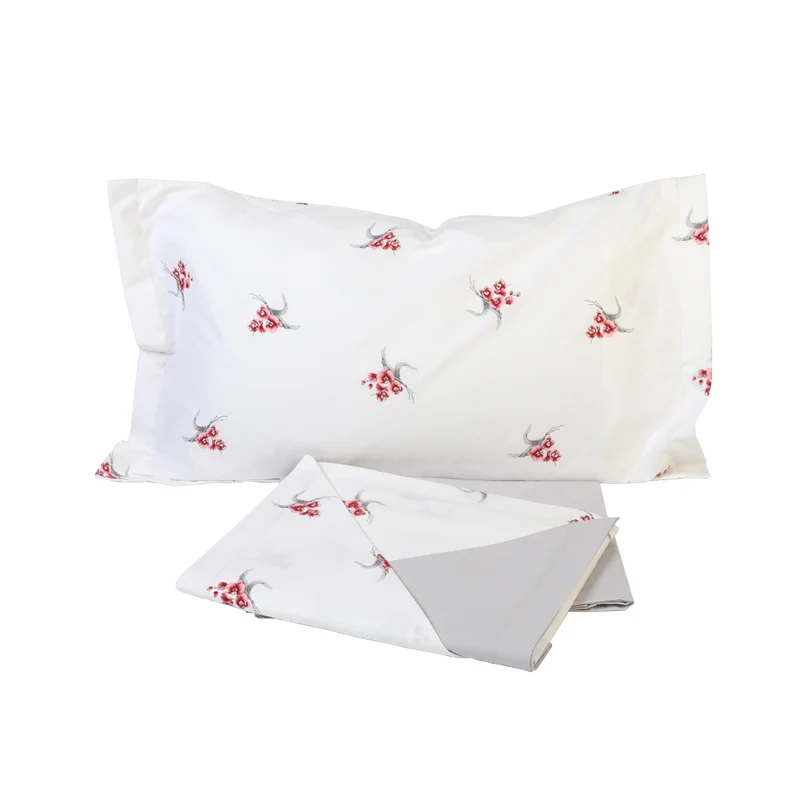Completo Letto Matrimoniale Botticelli Home Violetta a 4 Federe (Vari Colori)