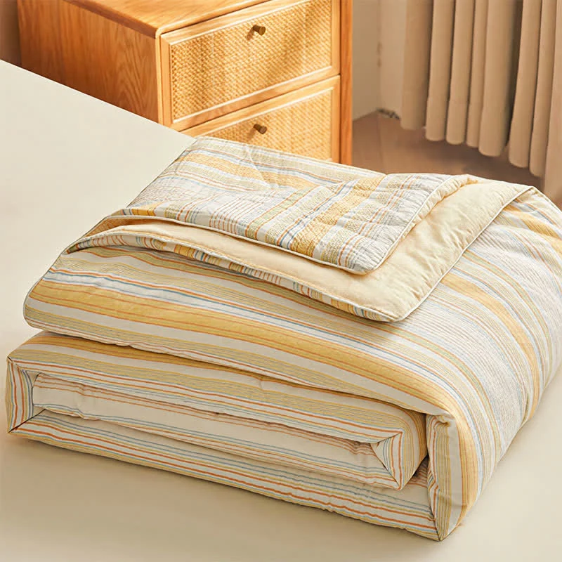 Set di biancheria da letto Pure Summer a quadri morbidi