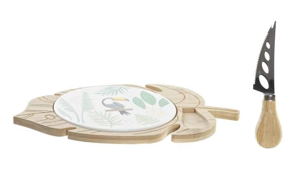 Set aperitivo tagliere in acacia e porcellana di Item International
