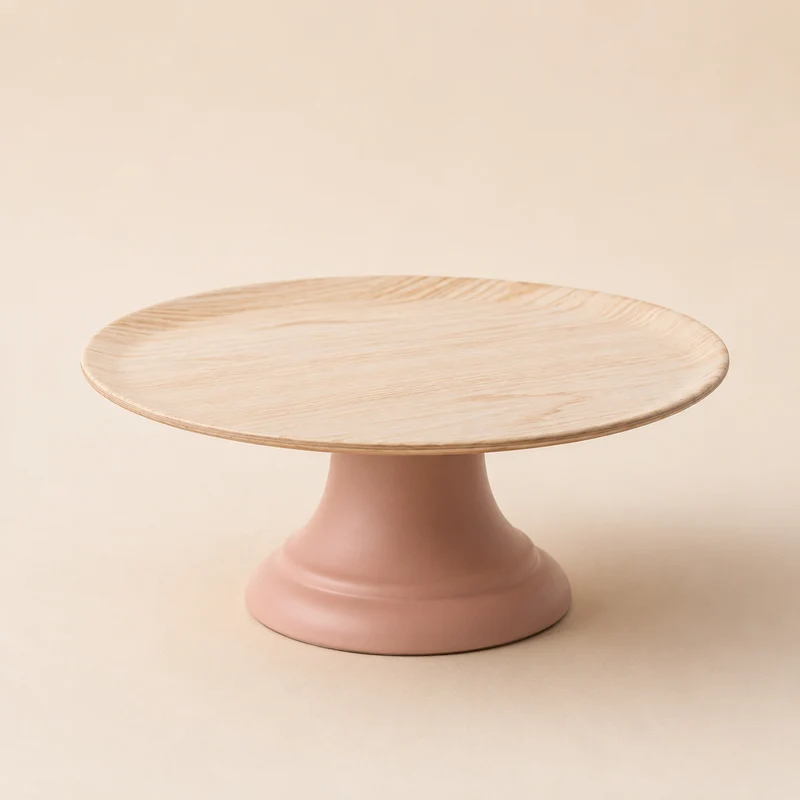 Alzata Wood Ø 23,8 cm con piede