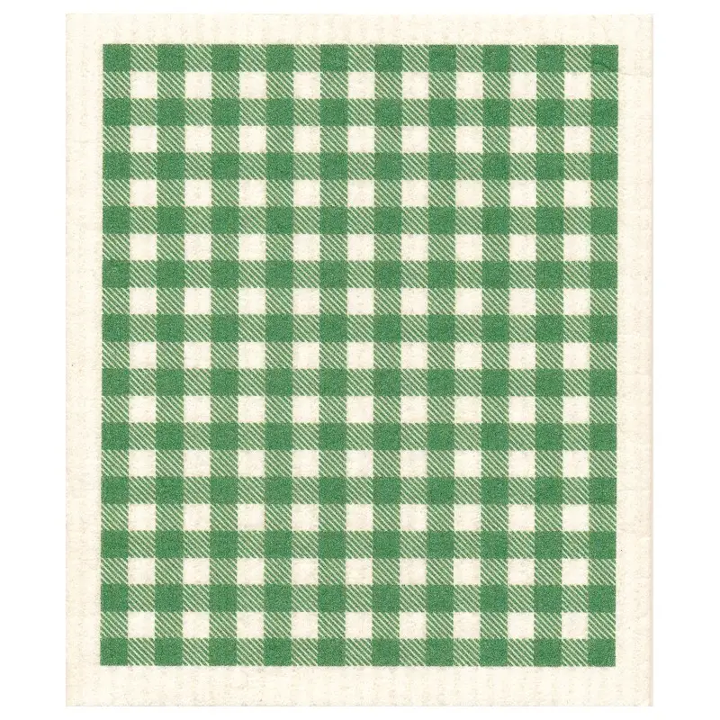 Panno svedese Quadretti Verde