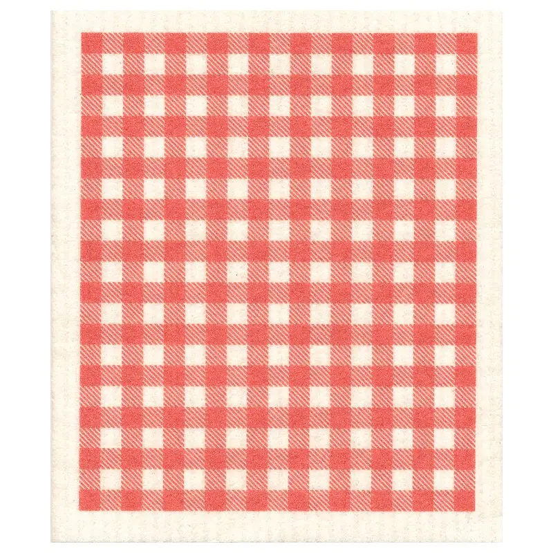Panno svedese Quadretti Rossi