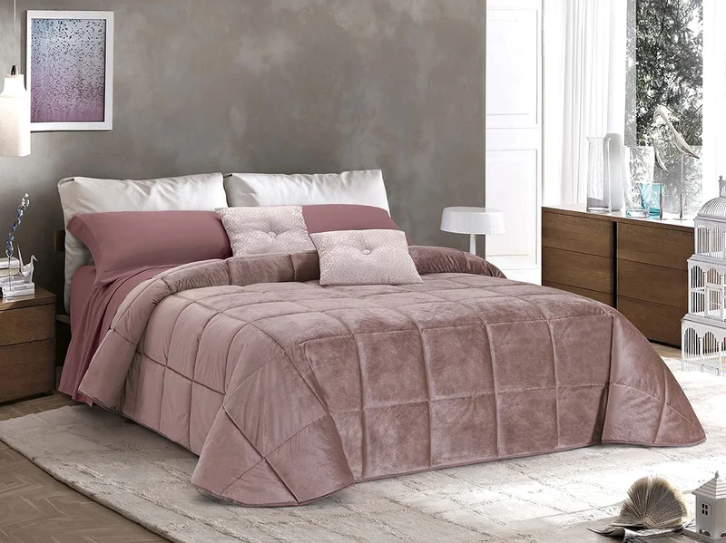 Trapunta Invernale in Velluto Ruocco Home Velvet Varie Misure