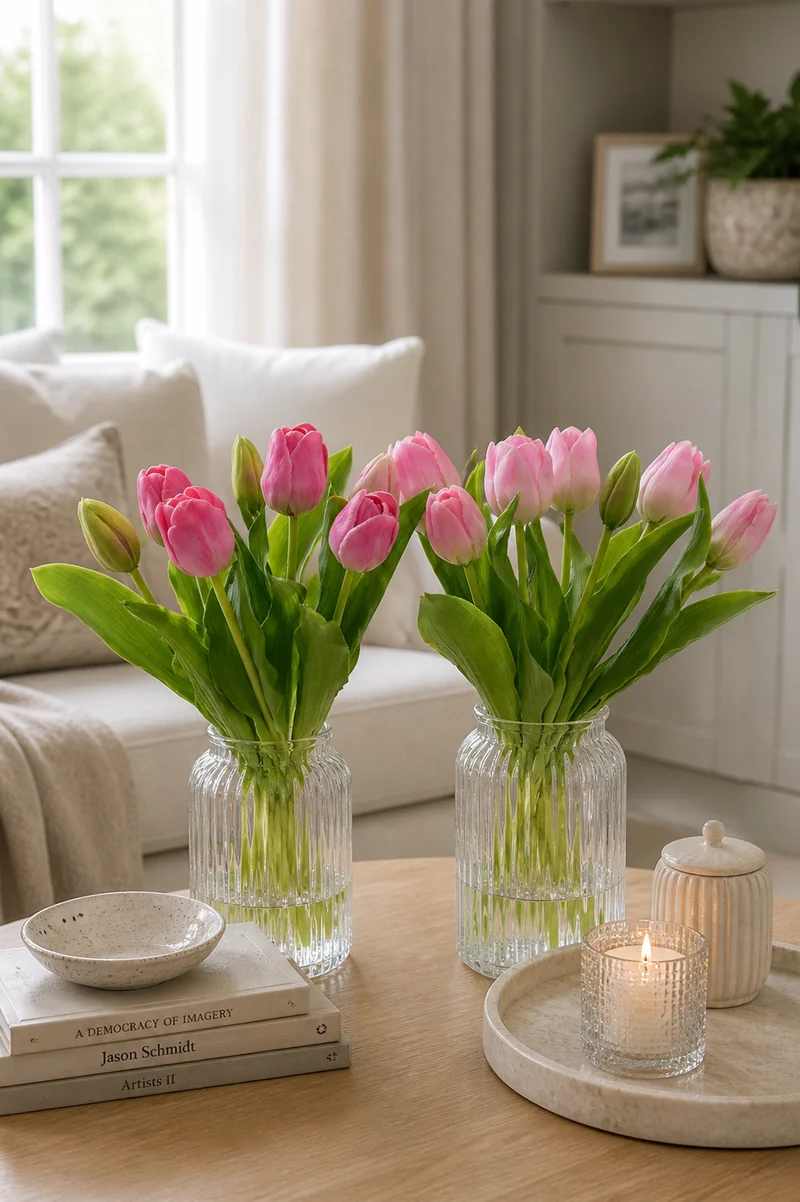 Mazzo Tulipani Real Touch 30 cm EDG